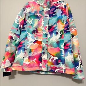 Colorful Women's Ski & Snow Jacket and overall pants